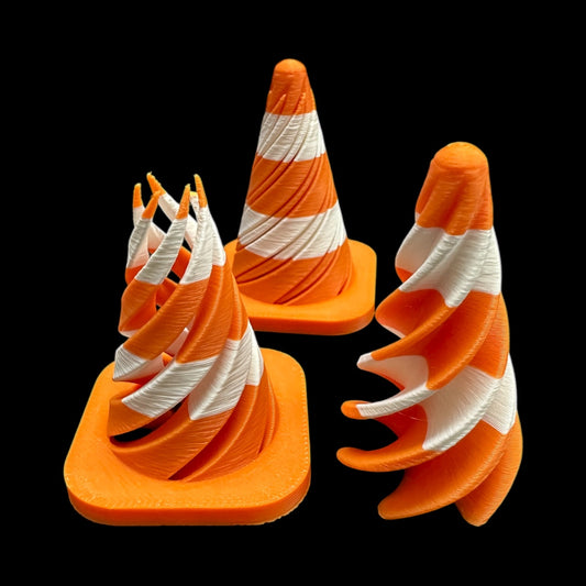 2-Pack Traffic Cone Passthrough Fidgets
