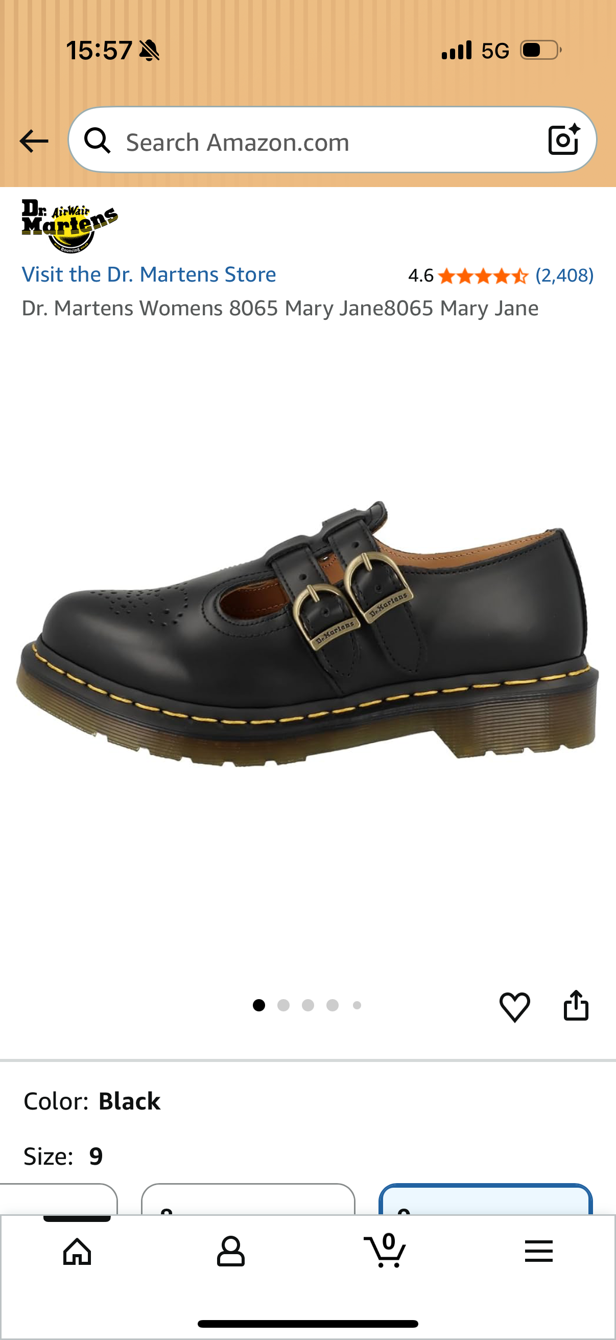 Dr. Martens Womens 8065 Mary Jane Size: 9