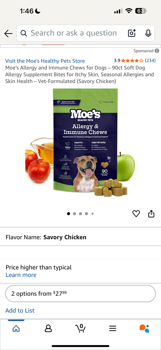 Moe's Dog Chews