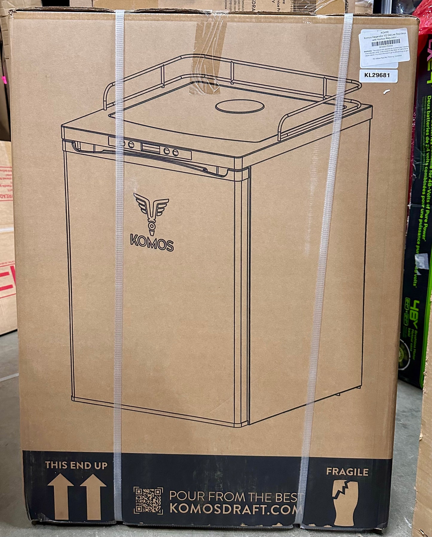 KOMOS Kegerator KG401 (R752)