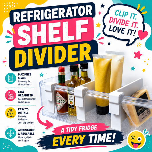 Refrigerator Shelf Divider