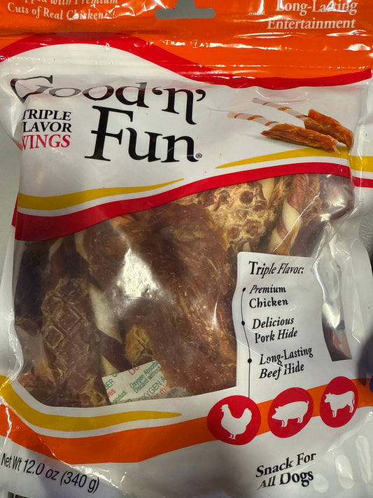 Good n Fun Triple Flavor Wings 12 Oz
