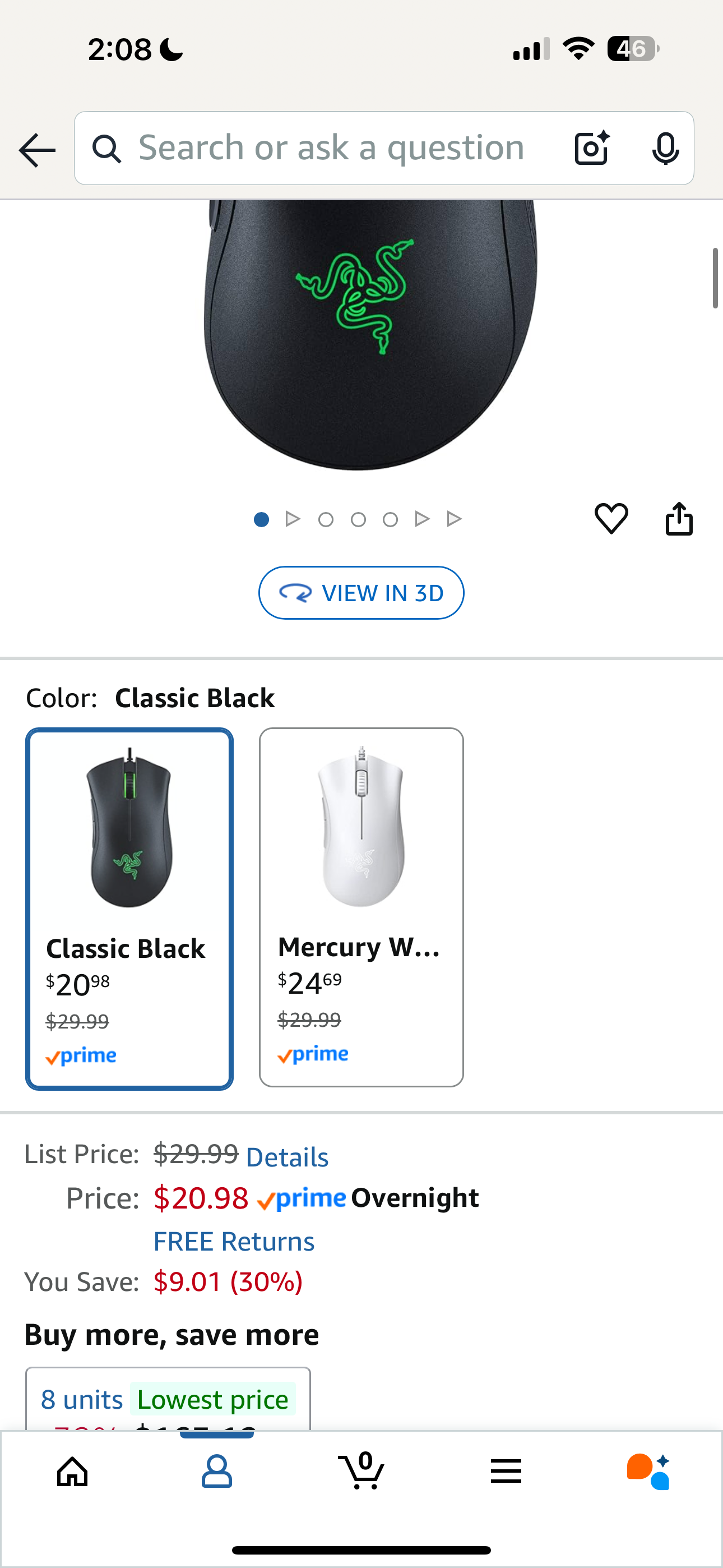 Razer DeathAdder Gaming Mouse