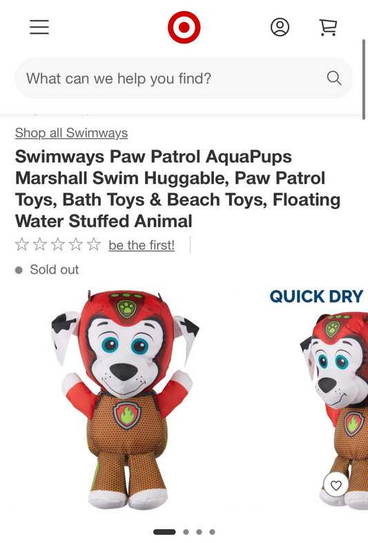 Swimways Paw Patrol Skye Floatin' Figures, Swimming Pool Accessories & Kids Pool Toys, Paw Patrol Party Supplies & Water Toys for Kids Aged 3 & Up