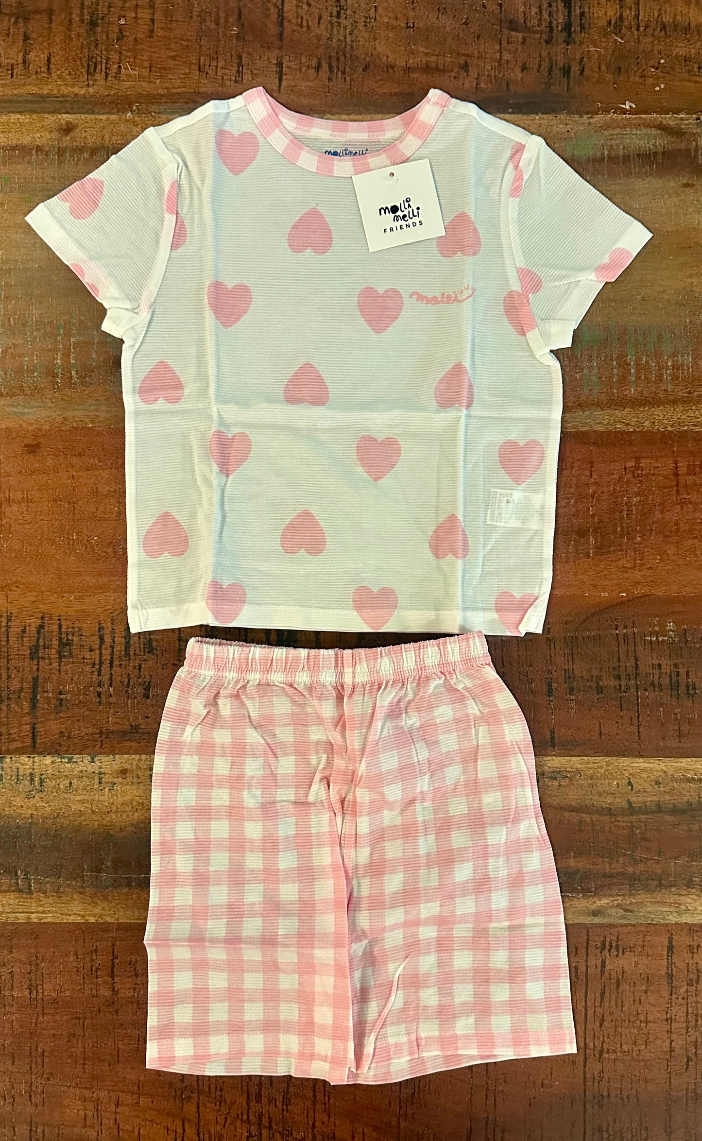 Heart Shirt & Shorts Set (3T)