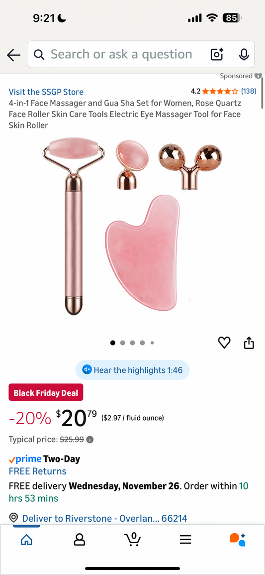 Face Massager Gift Set