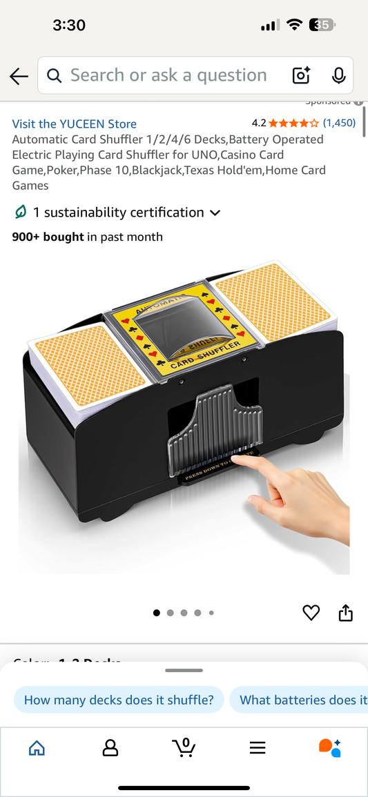 Automatic Card Shuffler