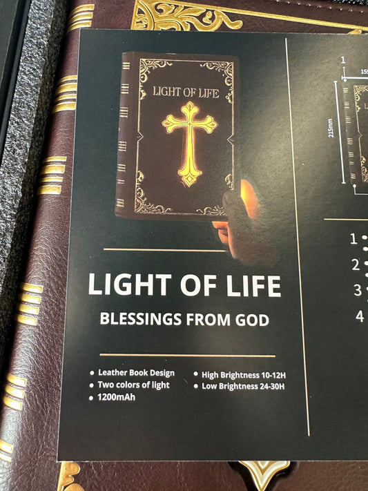 Light of Life Bible Lamp