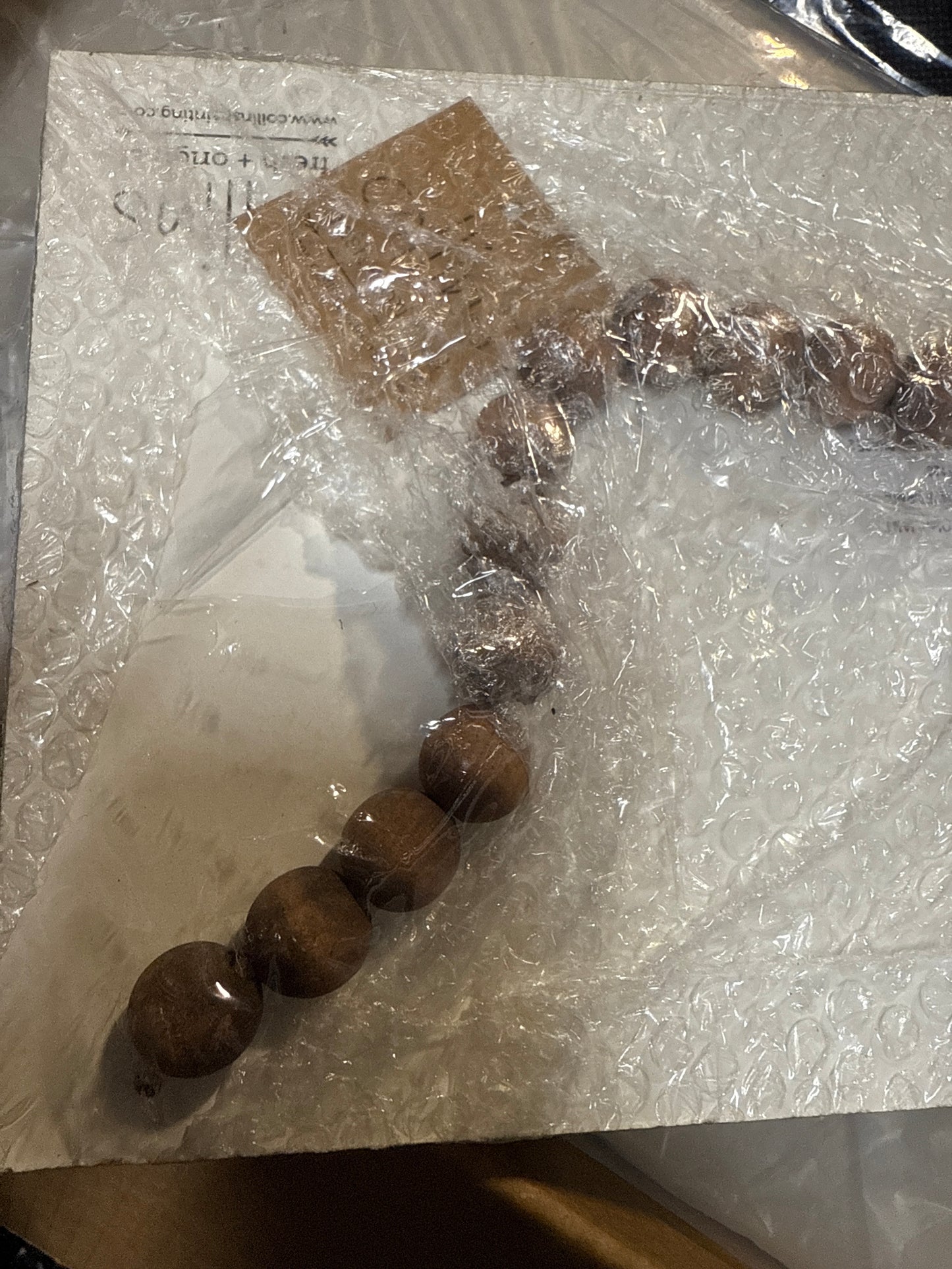 Collins Painting Enjoy the Little Things' Hanging Beaded Sign (Thankful and Blessed),9inchL x 6inchH x 0.25inchD