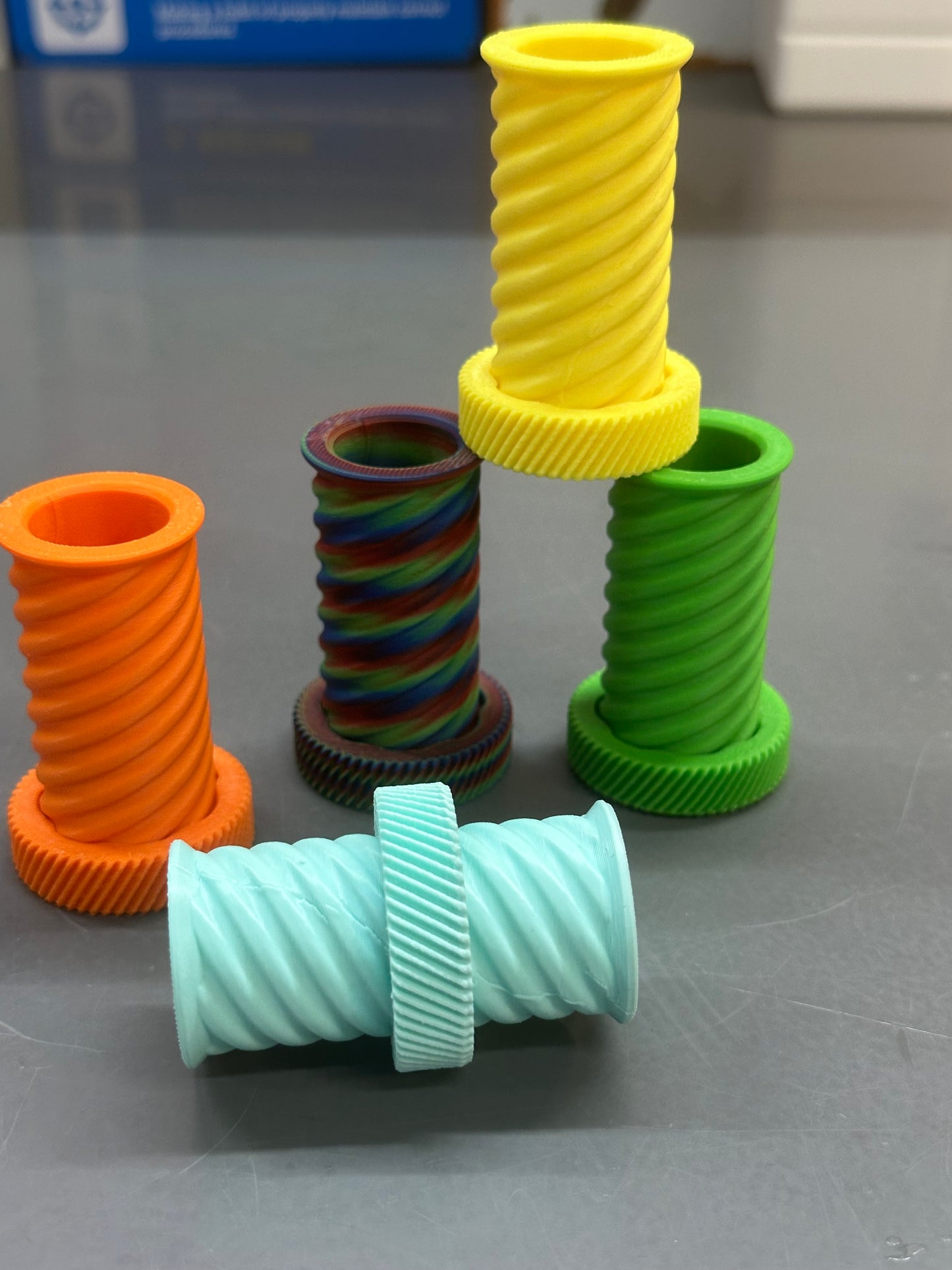 Giant Twisting Screw Fidget (5-Pack) Assorted Colors
