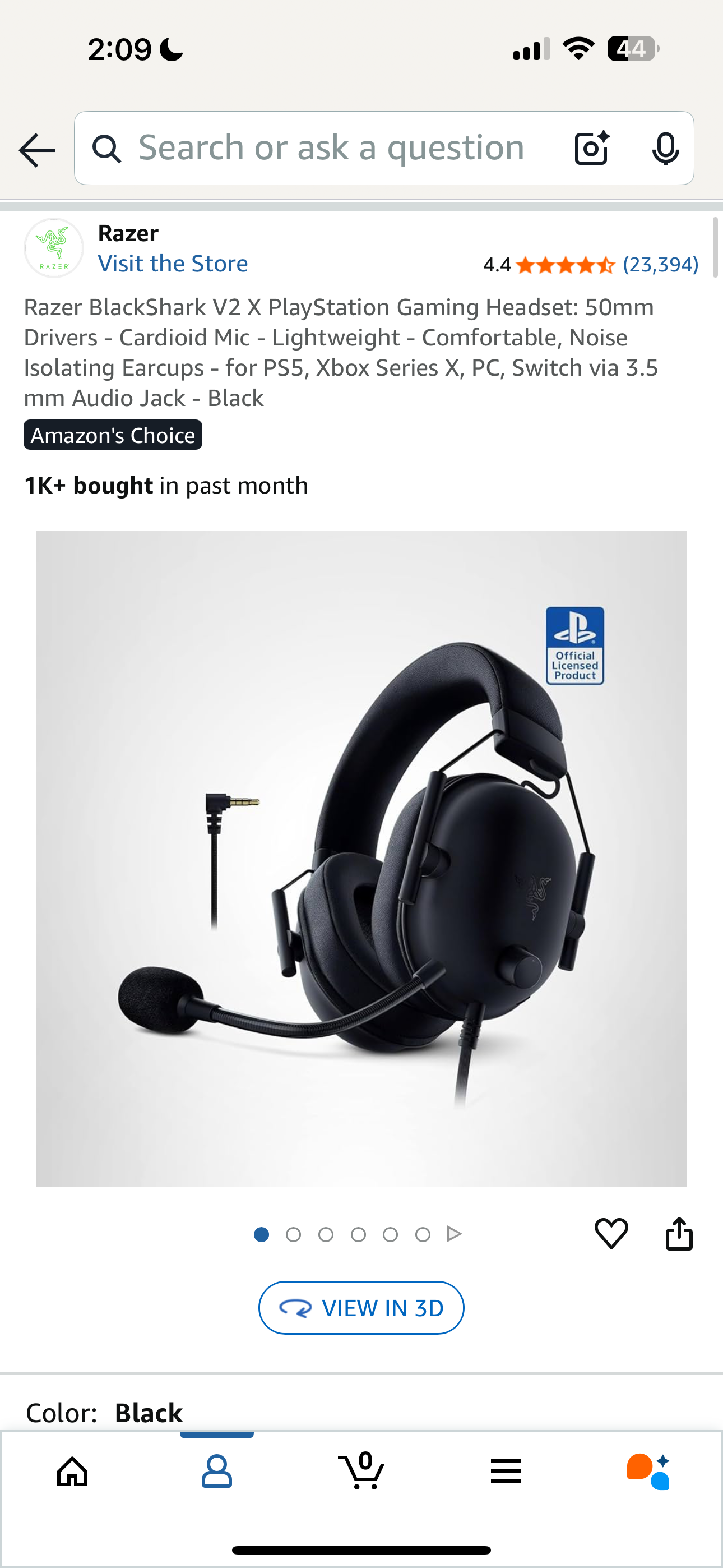 Razer BlackShark V2 X Gaming Headset