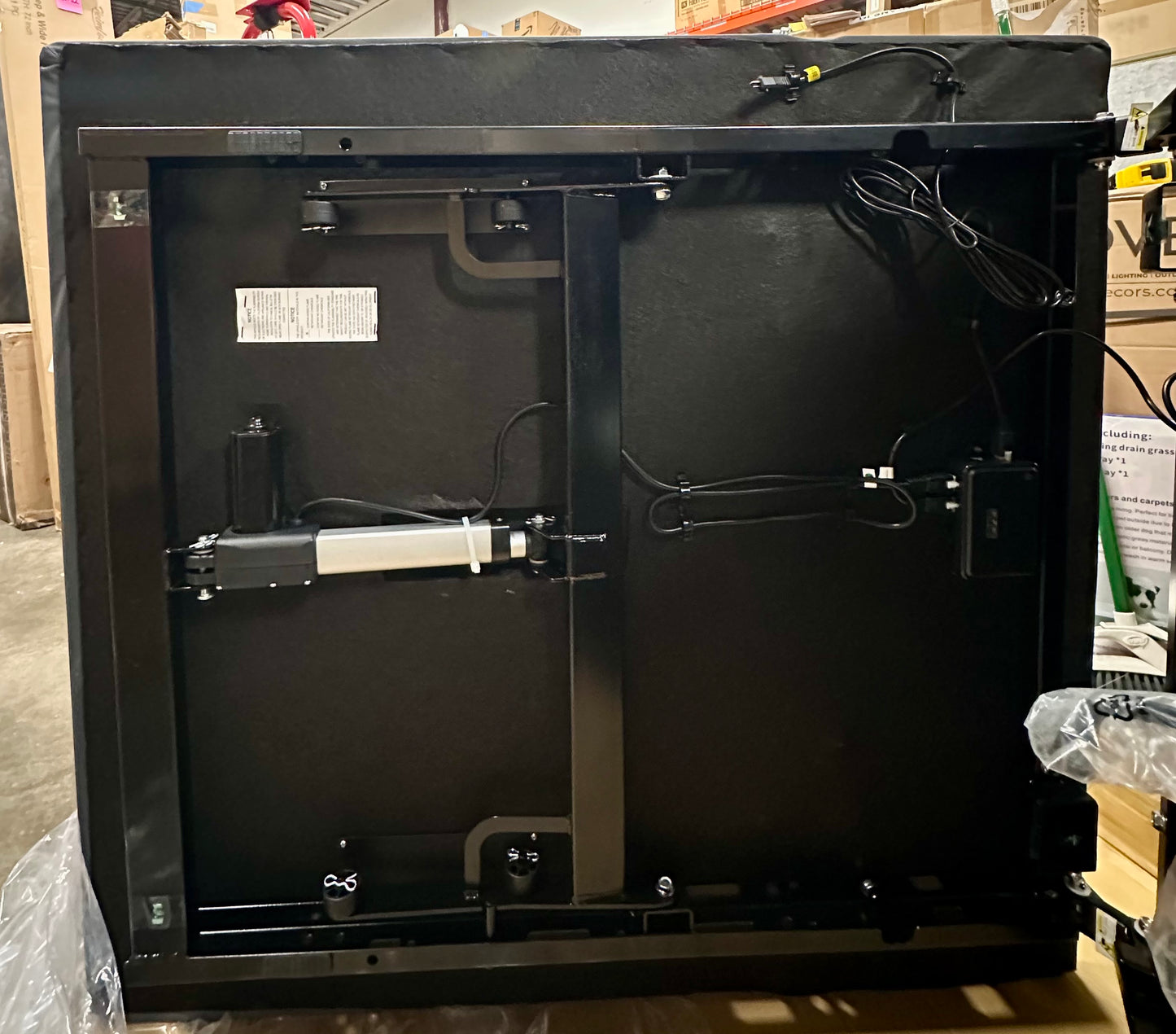 Lucid L150 Adjustable Base - Bed Frame with Head and Foot Incline - Wireless Remote Control - Premium Quiet Motor, Twin XL size, Charcoal (B1231)