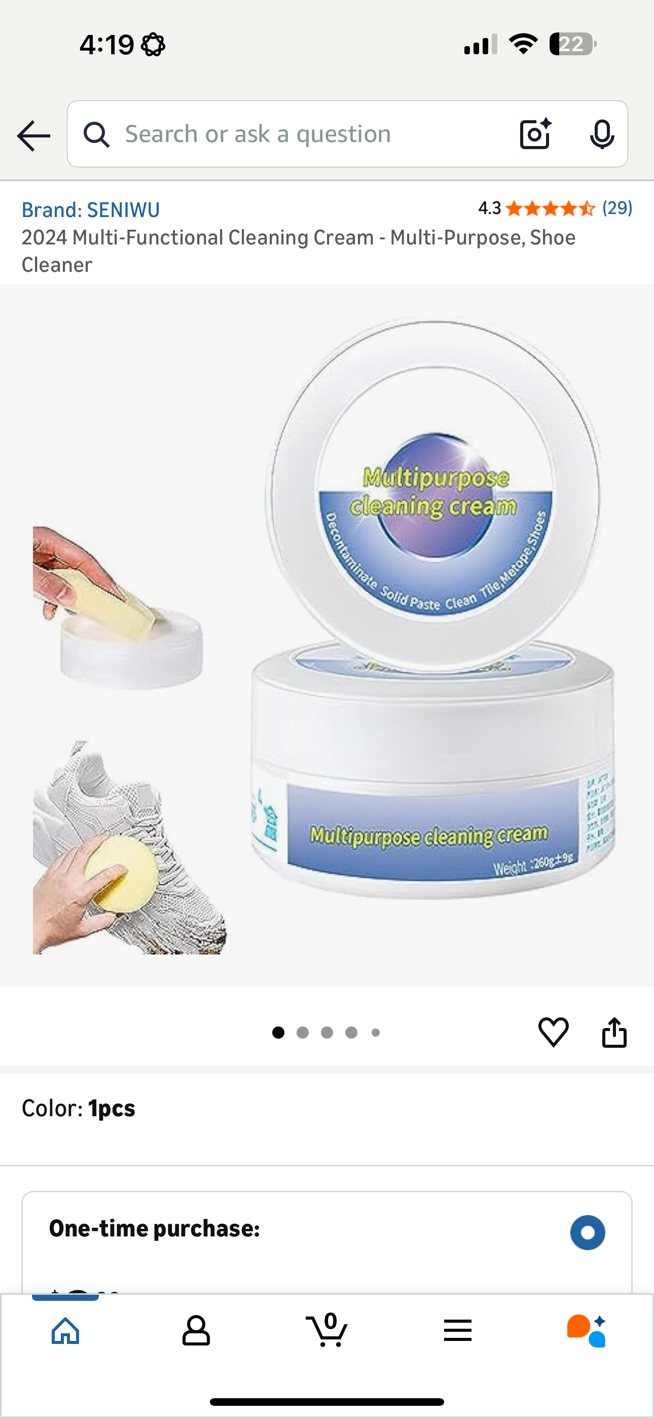 Multi-Functional Cleaning Cream - Multi-Purpose, Shoe Cleaner