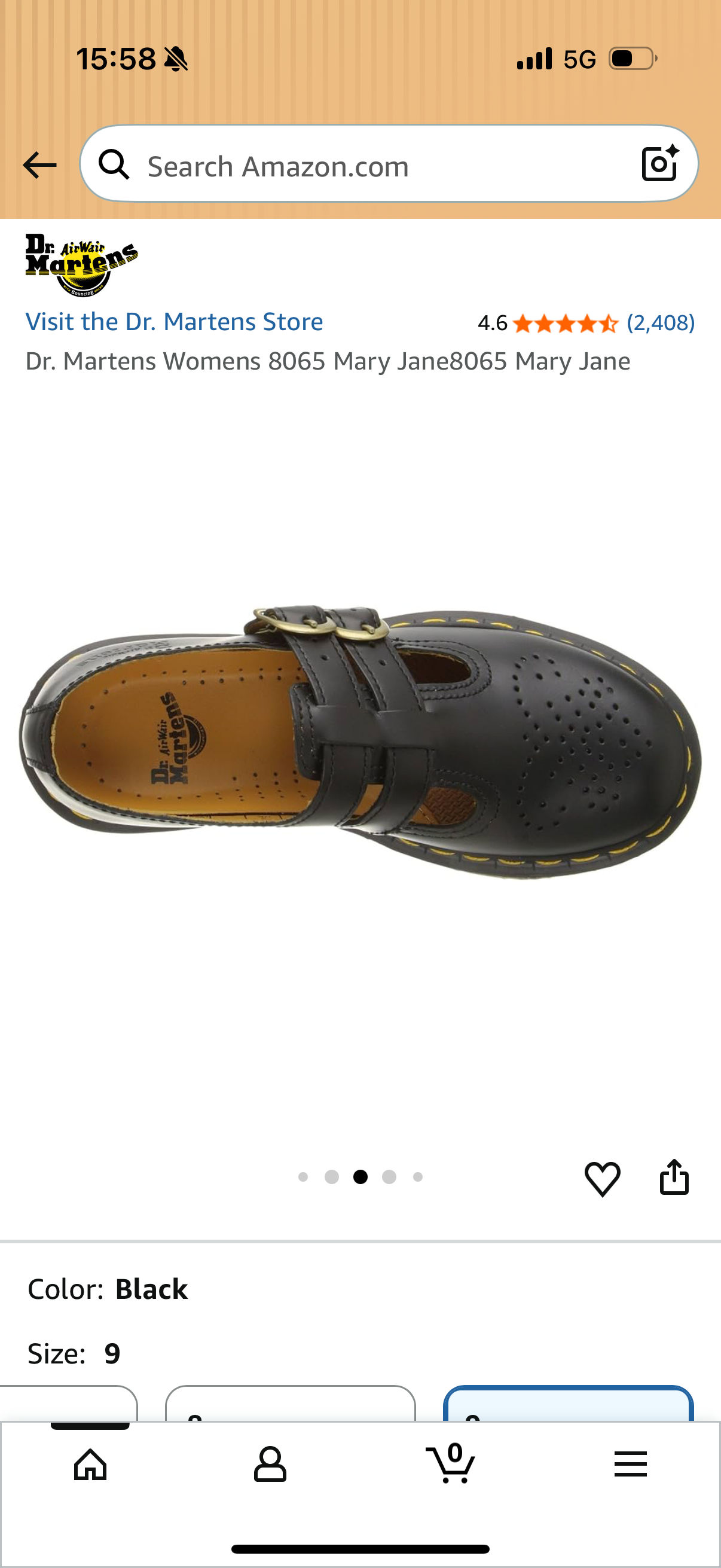 Dr. Martens Womens 8065 Mary Jane Size: 9