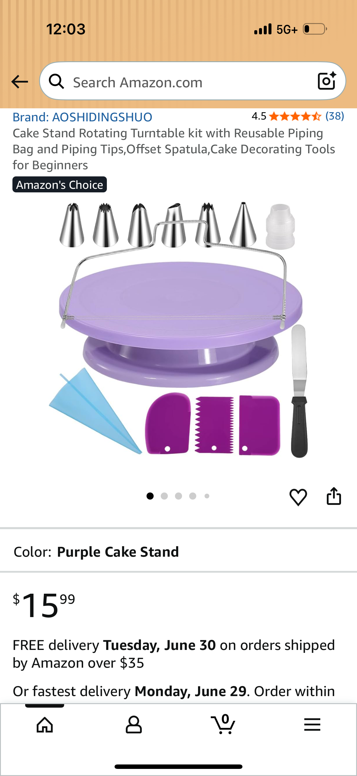 Cake Stand Rotating Turntable kit with Reusable Piping Bag and Piping Tips,Offset Spatula,Cake Decorating Tools for Beginners