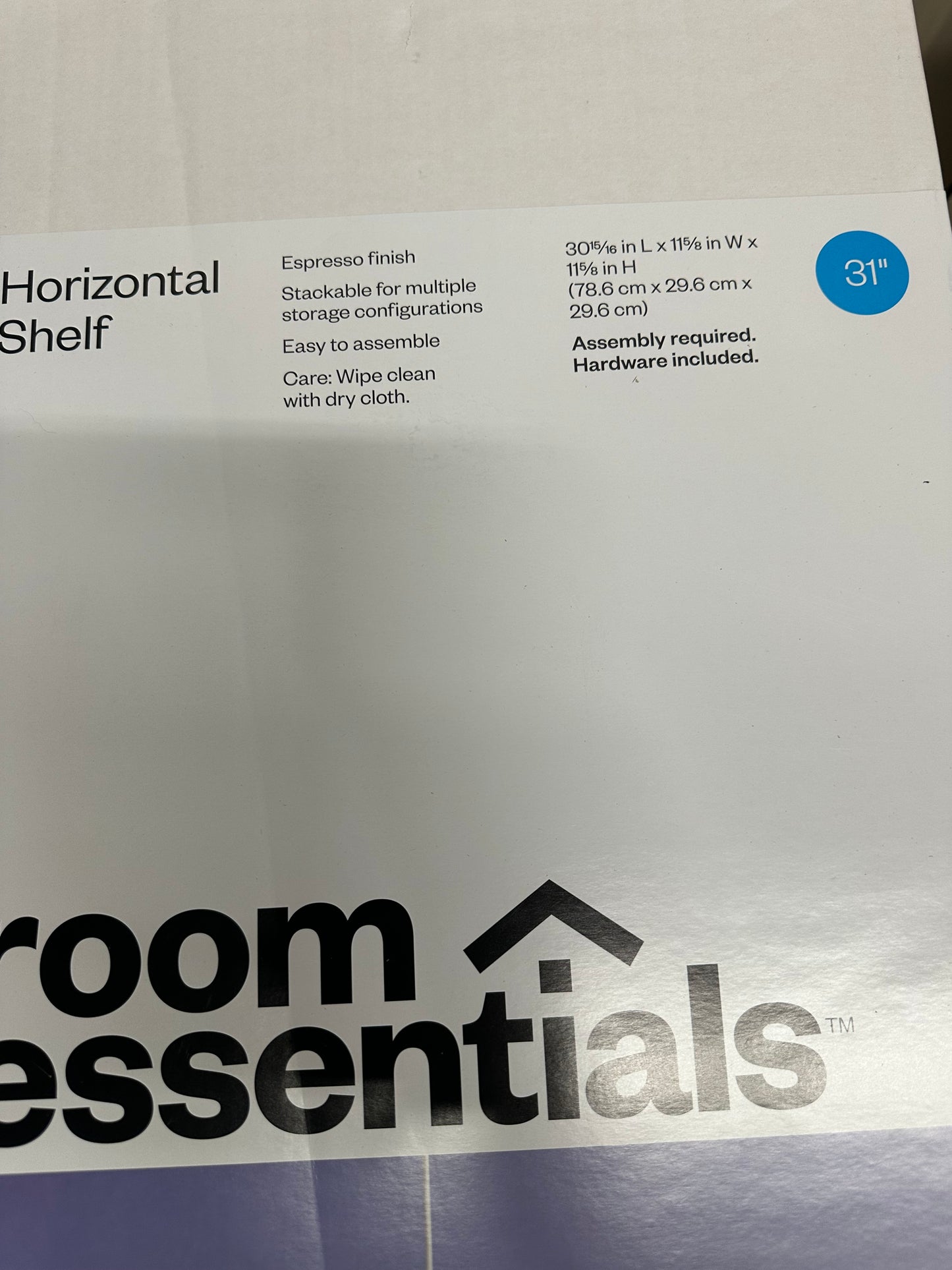 Room Essentials Shoe Rack Shelf, Espresso
