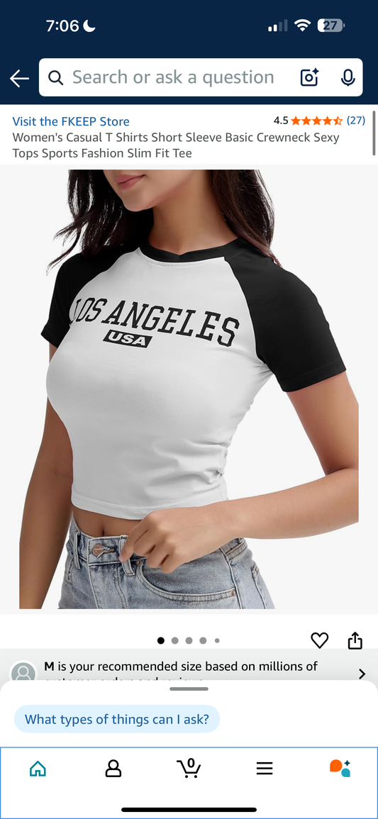 Women's Casual T Shirts Short Sleeve Basic Crewneck Sexy Tops Sports Fashion Slim Fit Tee (Size 2XL)