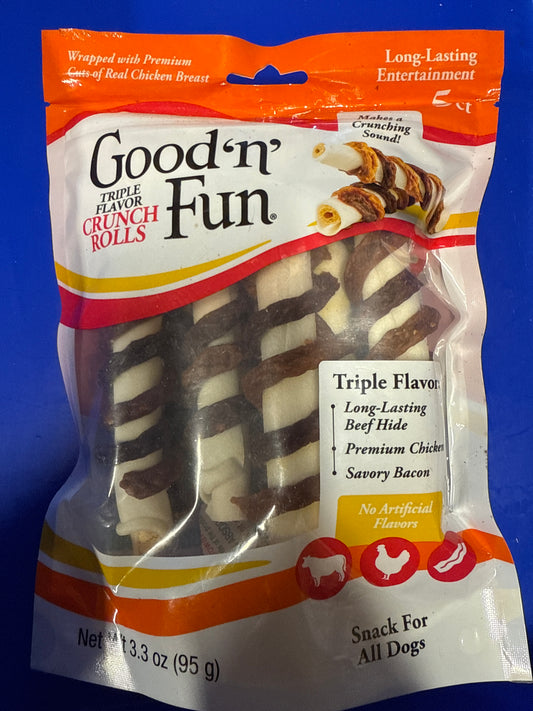 Good n Fun Triple Flavor Crunch Rolls