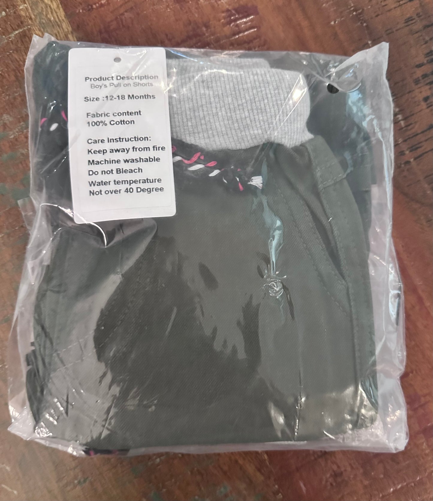 Children’s Pull On shorts (Size 12-18 Month )