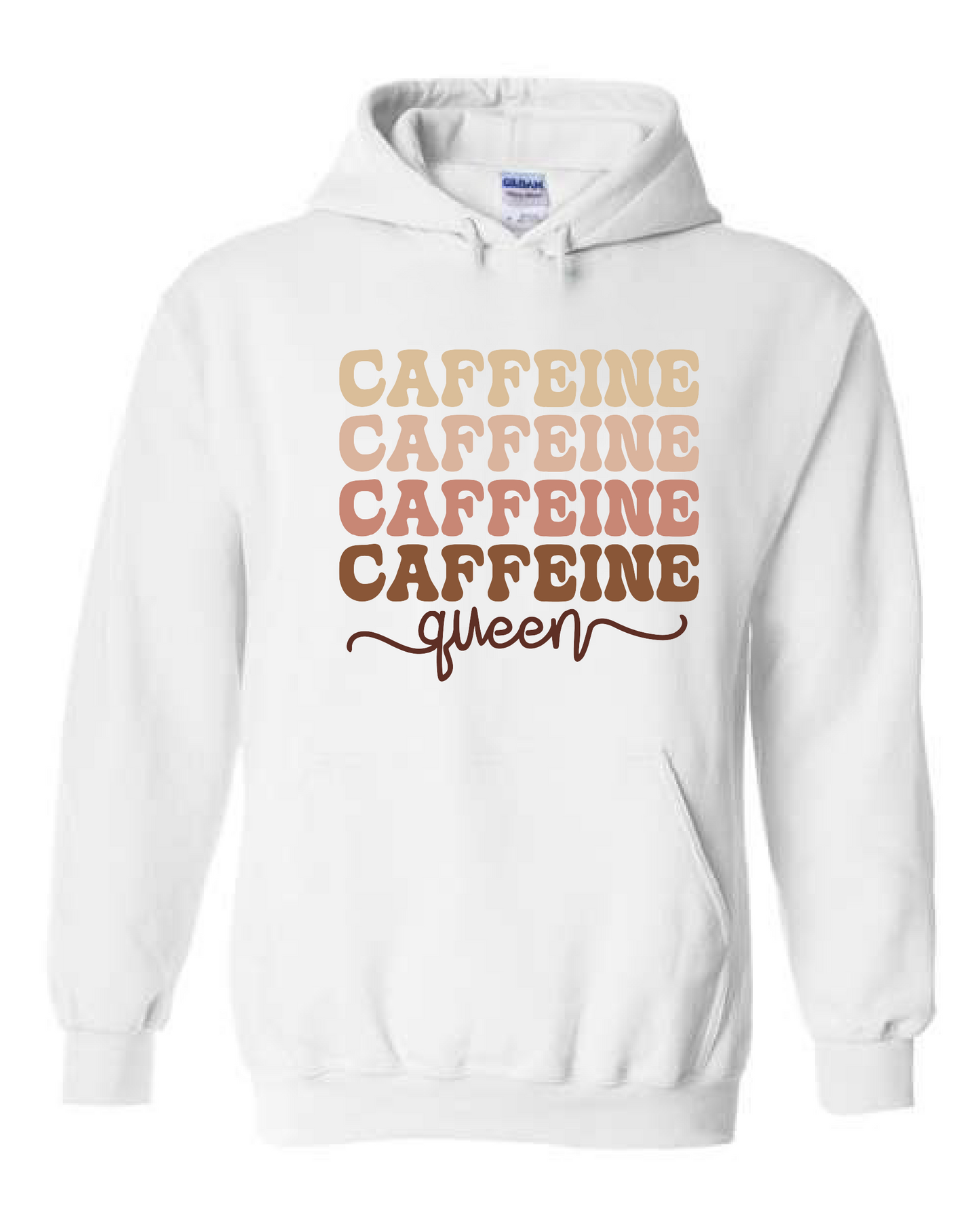 Caffeine Queen (Crewneck & Hooded Sweatshirts Available, Youth & Adult Sizes)