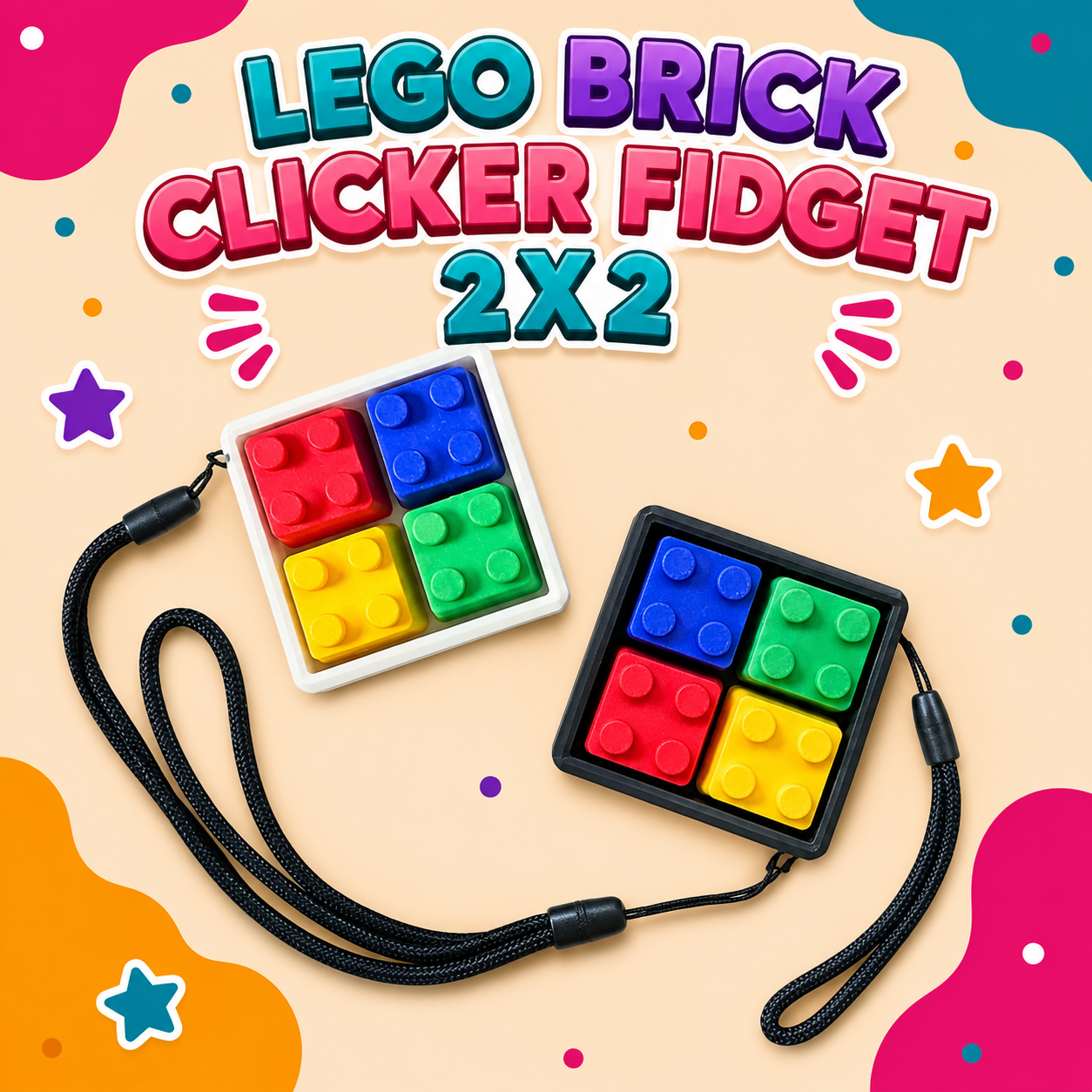 Lego Brick Clicker Fidget