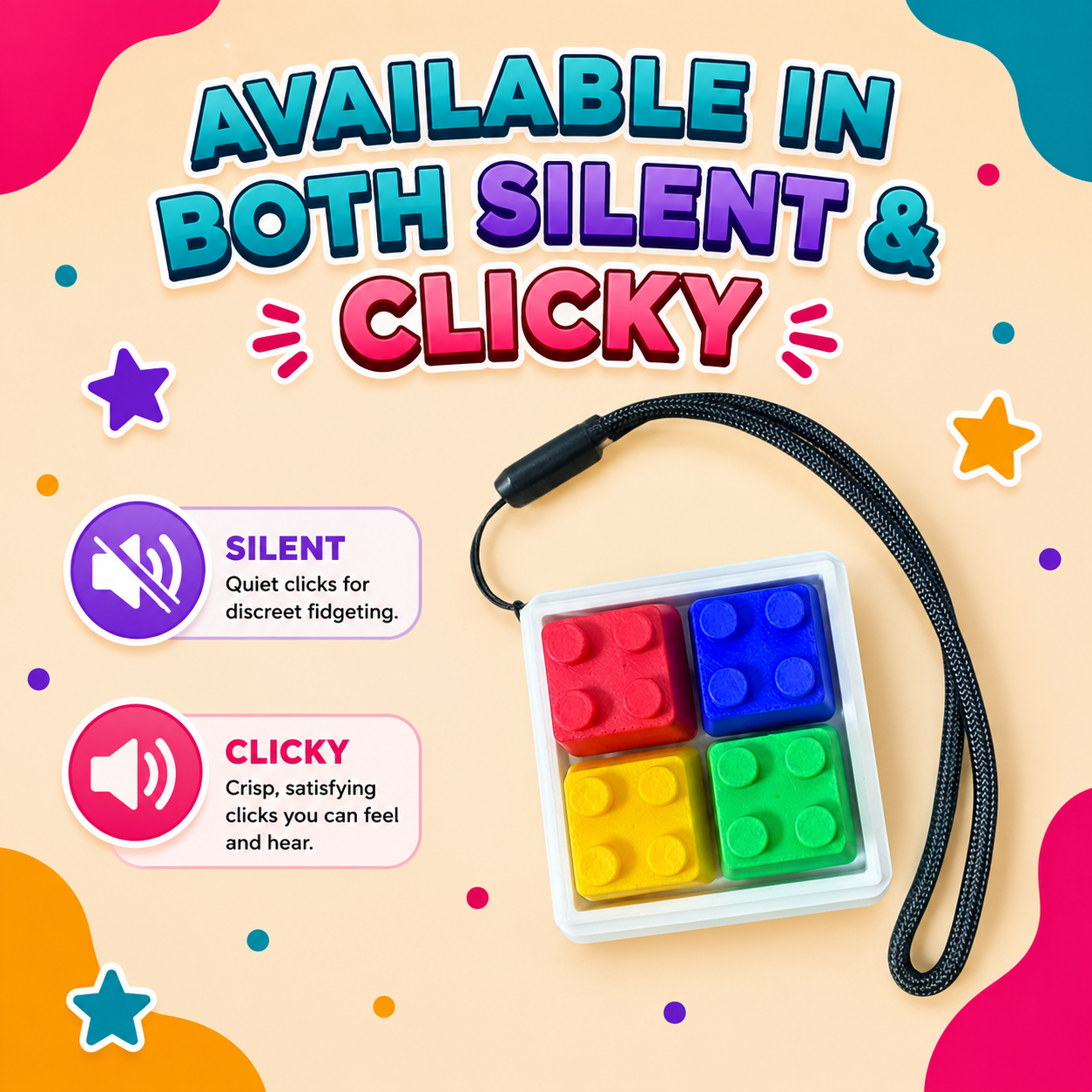 Lego Brick Clicker Fidget