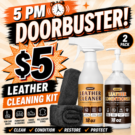 5 PM DoorBuster - Leather Cleaner and Conditioner Kit