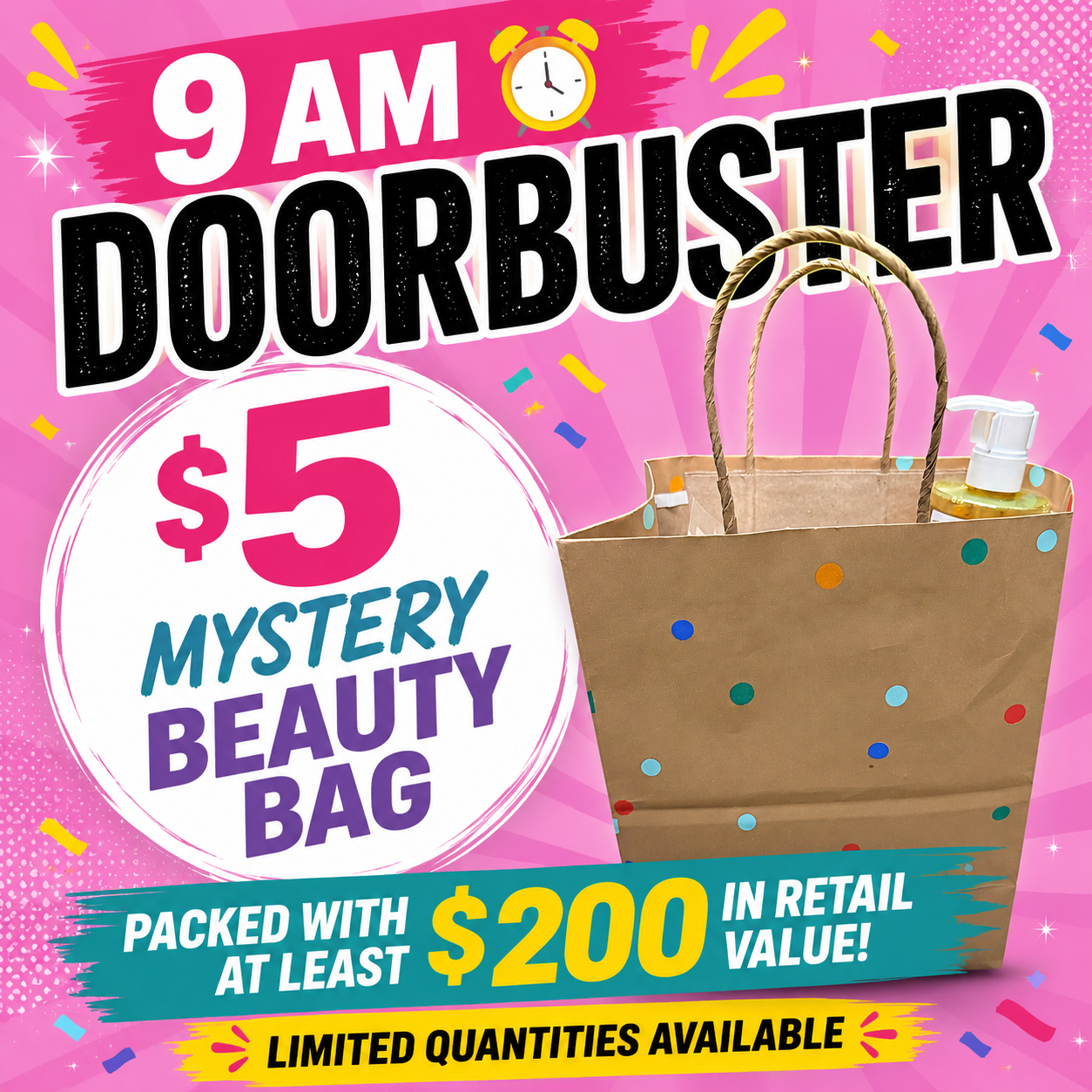 Mystery Beauty Bag (At least $200 in retail value per bag)