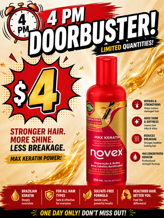 4 PM Door Buster - Novex Hair Care Max Concentrated Liquid Keratin, 8.4 oz