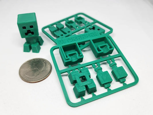 Minecraft Inspired Mini Building Kit Card - Creeper