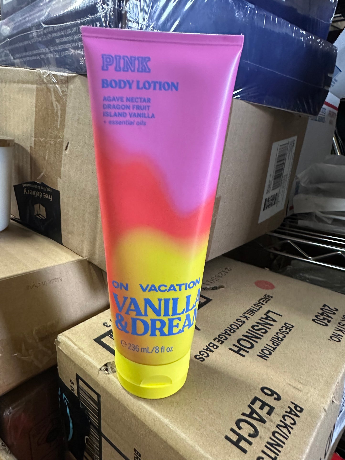 Pink Body Lotion Vanilla & Dreamy