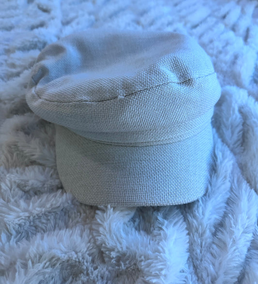 Newsboy/Sailor hat for Women, Beige Visor Hat Adjustable (One Size Fits Most)