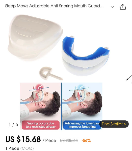 Anti-Snoring Device (Mouth Guard)