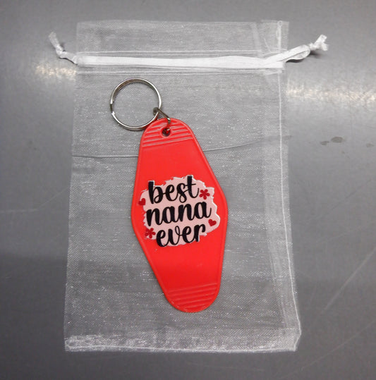 Hotel Keychain - Best Nana Ever