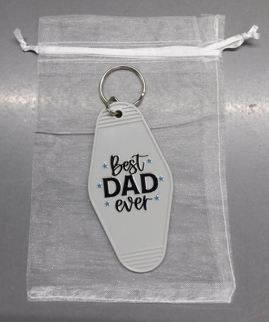 Hotel Keychain - Best Dad Ever