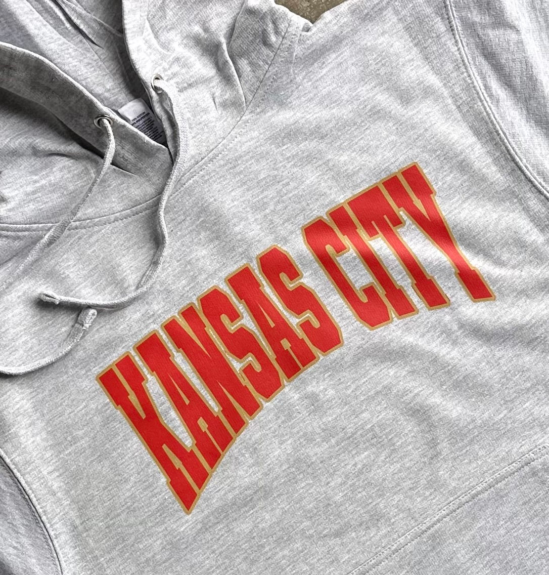 Varsity - Kansas City Hooded Sweatshirt (Sport Gray)