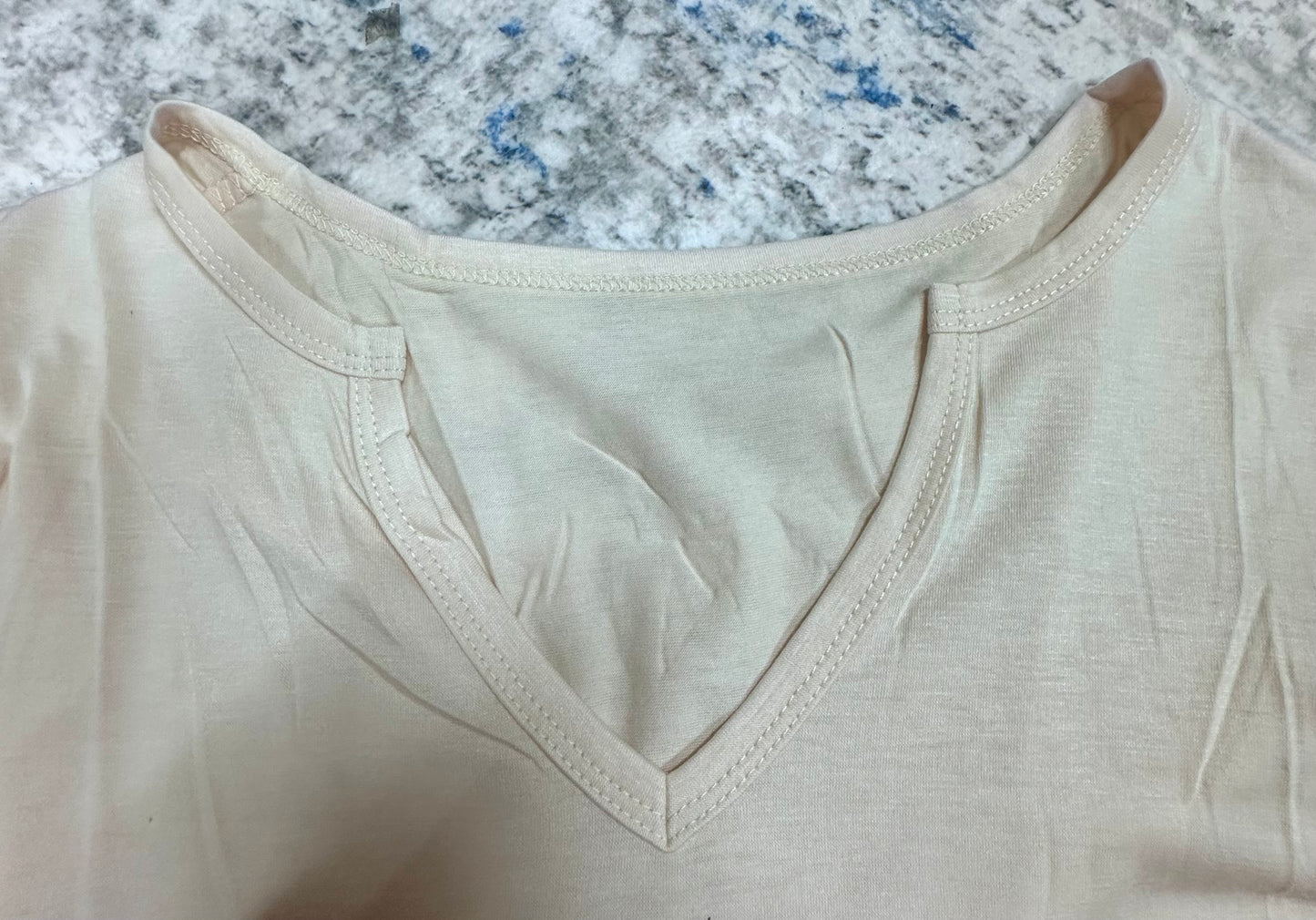 Women's Casual V-Neck T-Shirt (Size XL)
