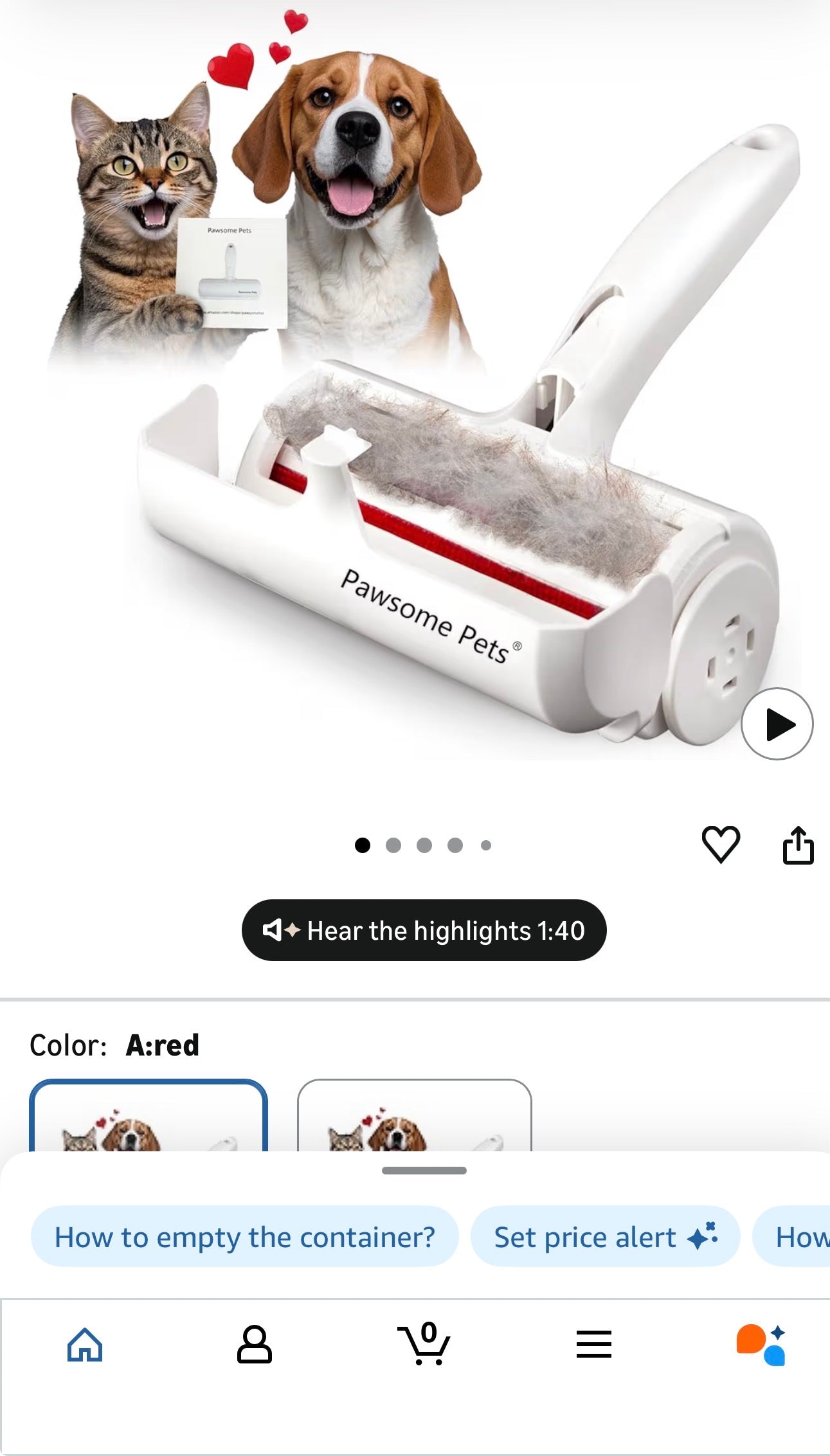 Pet Brush & Hair Remover Combo Pack