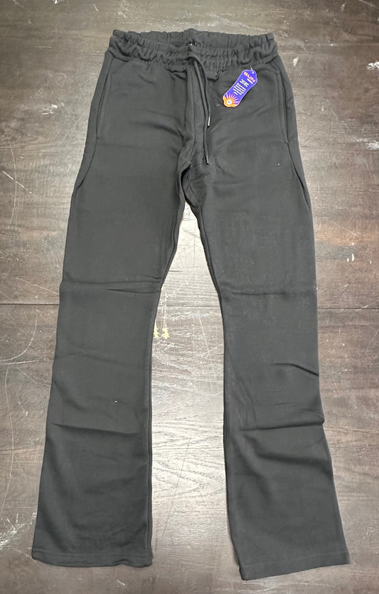 Black Flare Leg Sweatpants