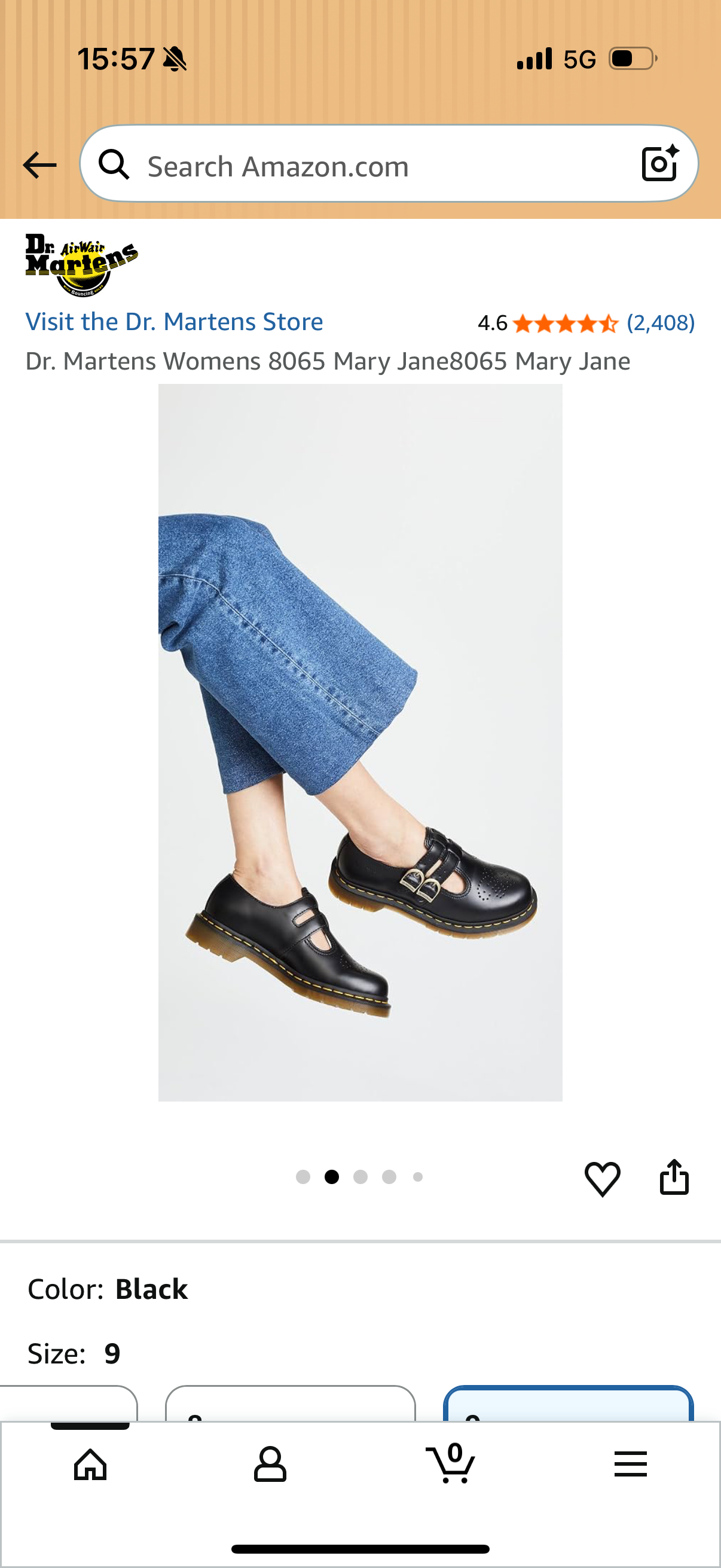 Dr. Martens Womens 8065 Mary Jane Size: 9