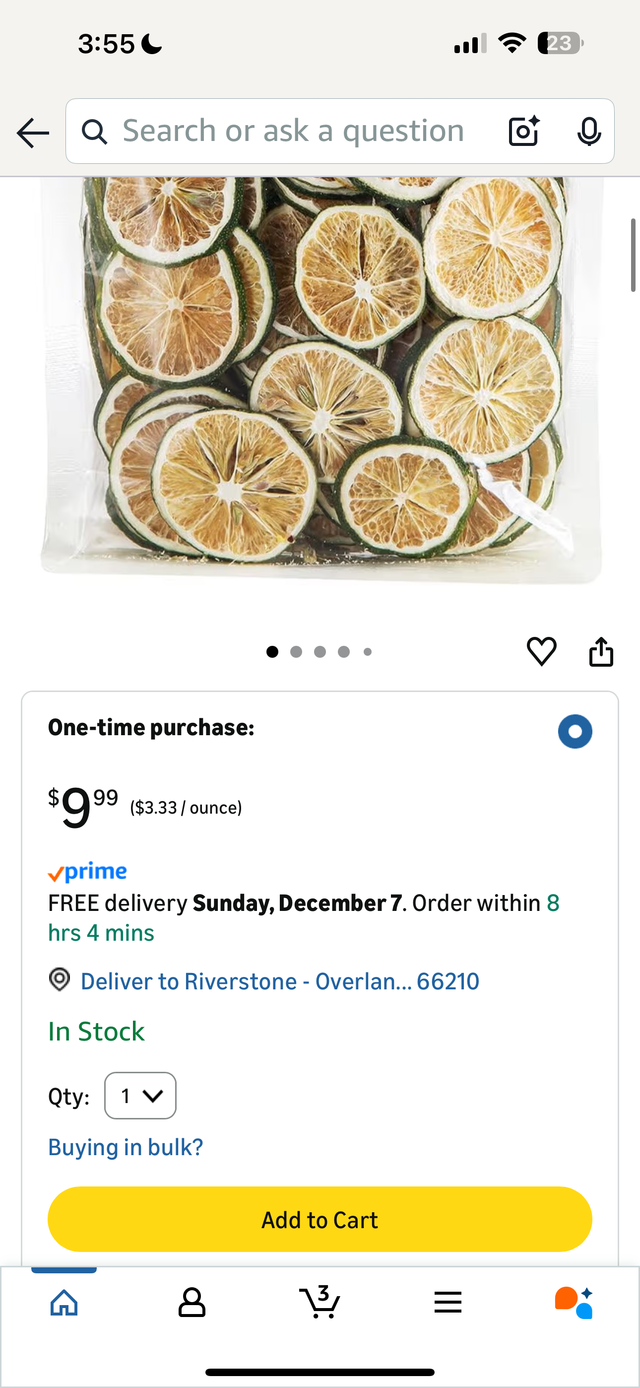 Dried Lime Slices