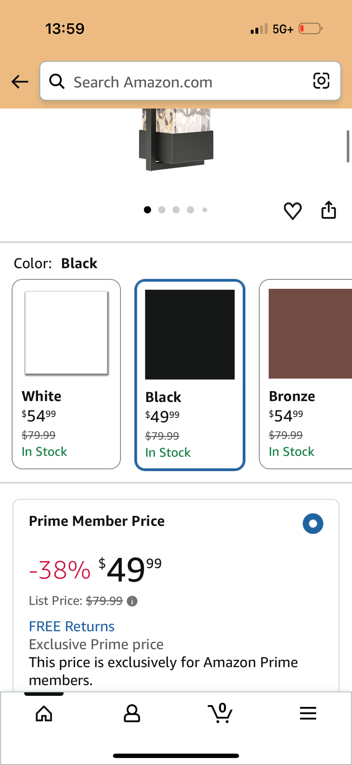 Modern Outdoor Light Fixture Dusk to Dawn Outdoor Lighting, 15" H Exterior Wall Sconce Waterproof Porch Light, Outside Light for House with Water Glass for Garage Doorway(Bulb Included)