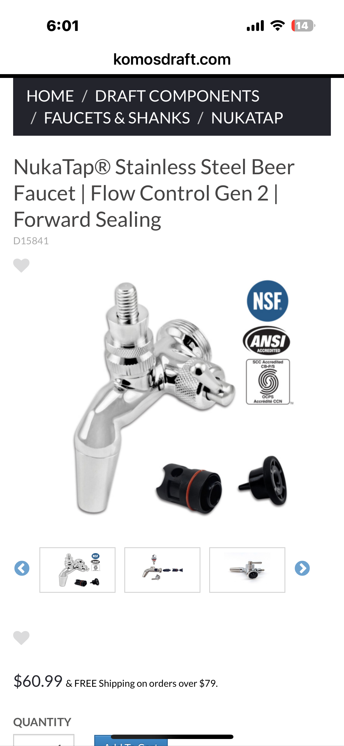 KOMOS Kegerator KG401 (R752)