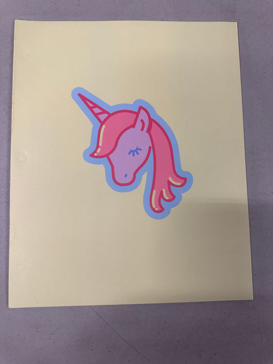 2-Pack Unicorn Pocket Folder