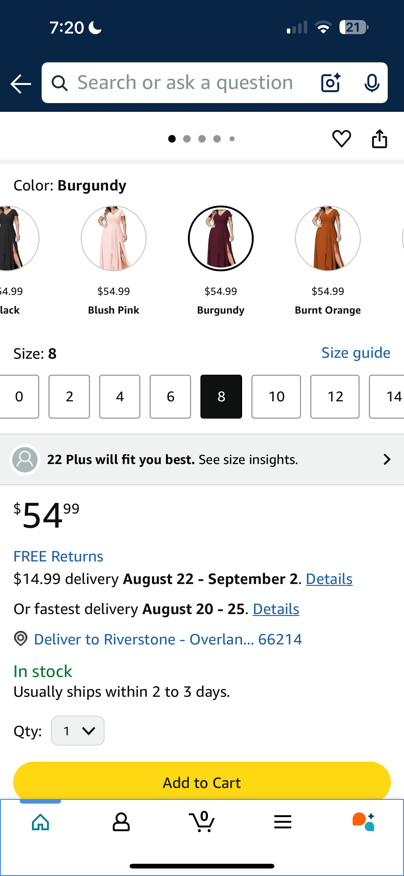 Miao Duo Women’s Ruffle Sleeves Plus Size Bridesmaid Dresses 2024 with Pockets V Neck Long Formal Dress with Slit (Size 8)