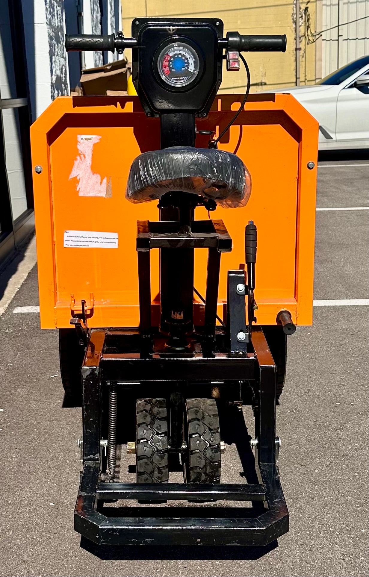 Arczorix [3-in-1] Electric Wheelbarrow Utility Cart, Electric Powered Cart 48V 20Ah 1000W Capacity 2205Lbs (One Ton), Material Hauler, Utility Cart Wagon (G876)