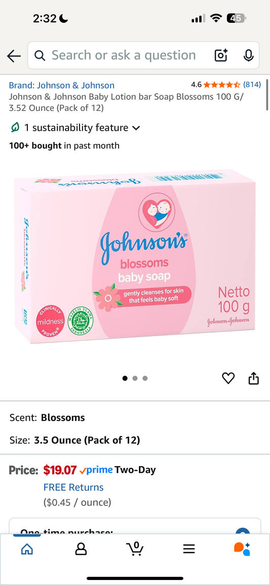 Johnson & Johnson Baby Soap