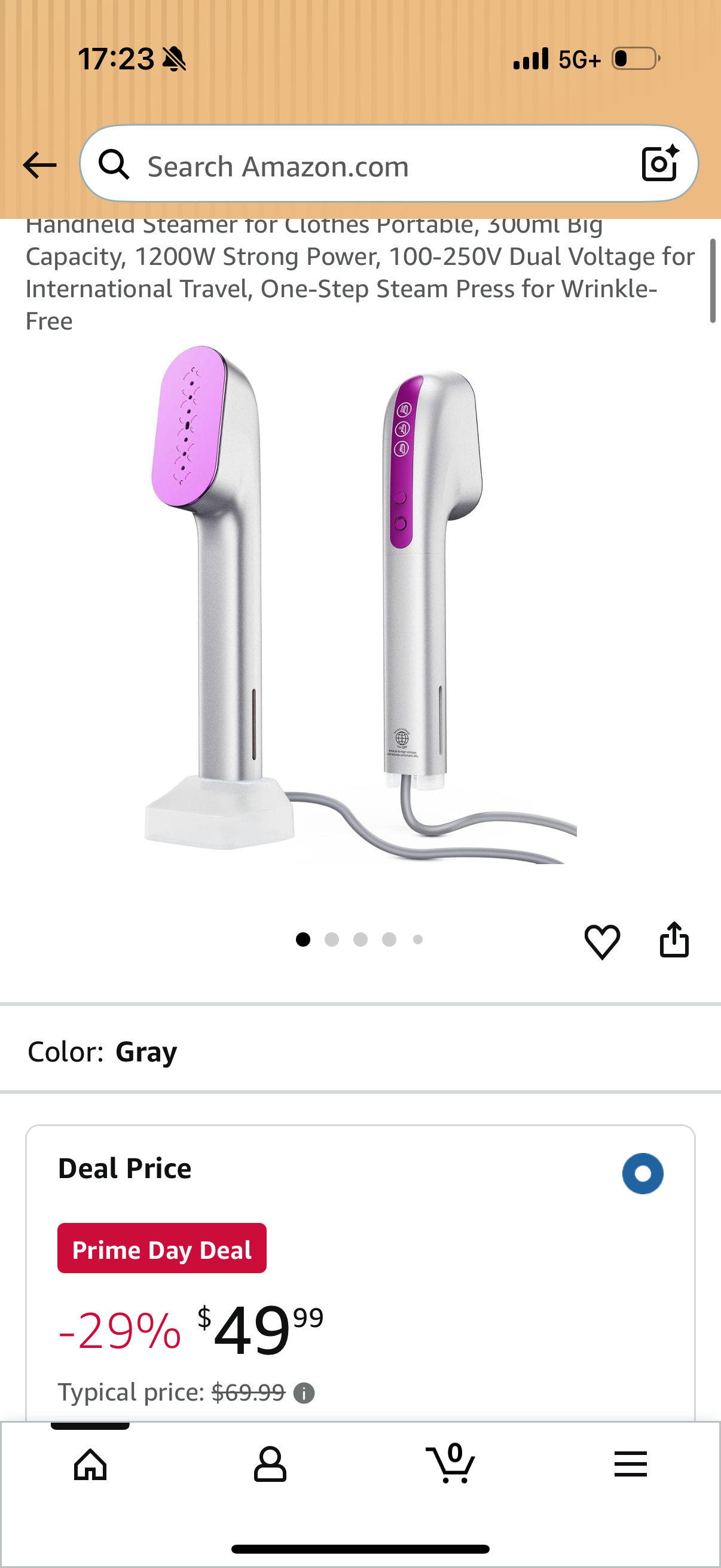 Handheld Steamer for Clothes Portable