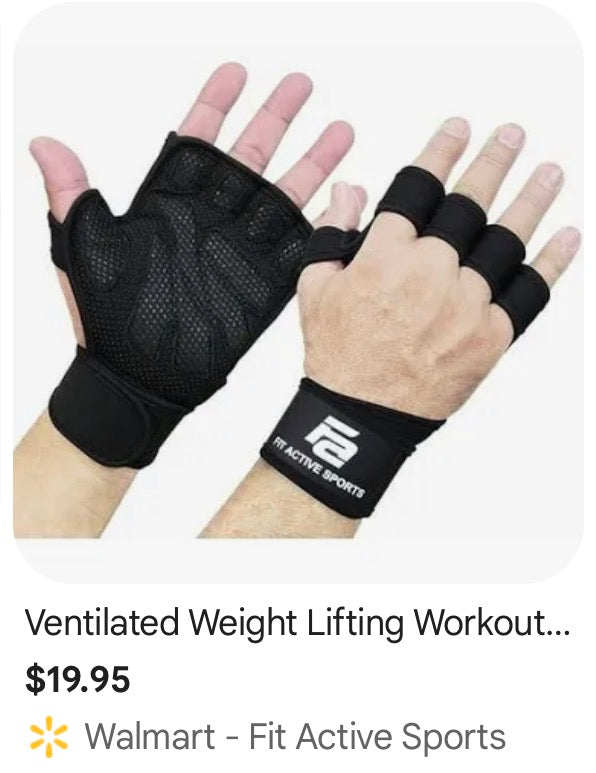 ihuan Weight Lifting Gym Workout Gloves with Wrist Wrap Support for Men & Women, Full Palm Protection, for Weightlifting, Training, Fitness, Exercise, Pull ups (Size Medium)