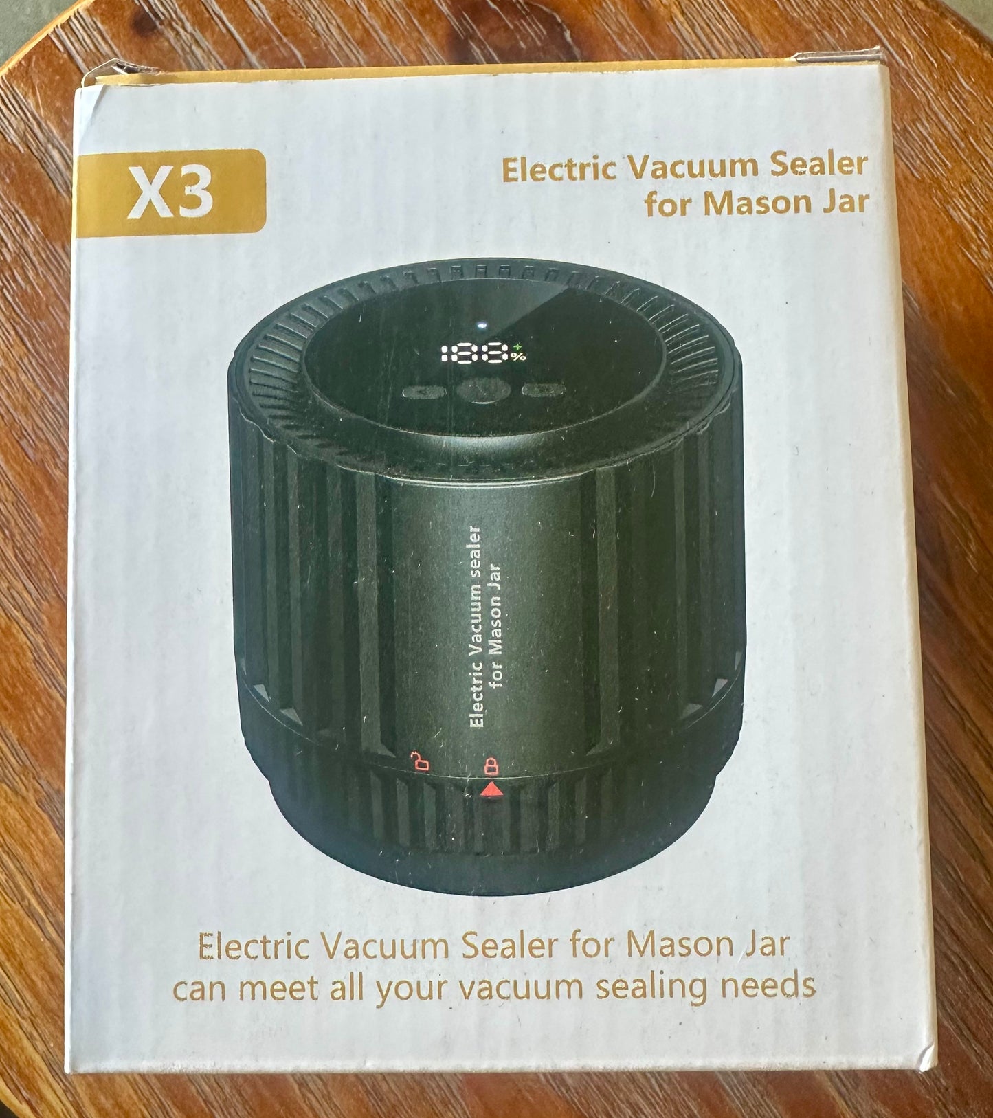 Electric Mason Jar Vacuum Sealer Kit for Wide Mouth and Regular Mouth Mason Jars